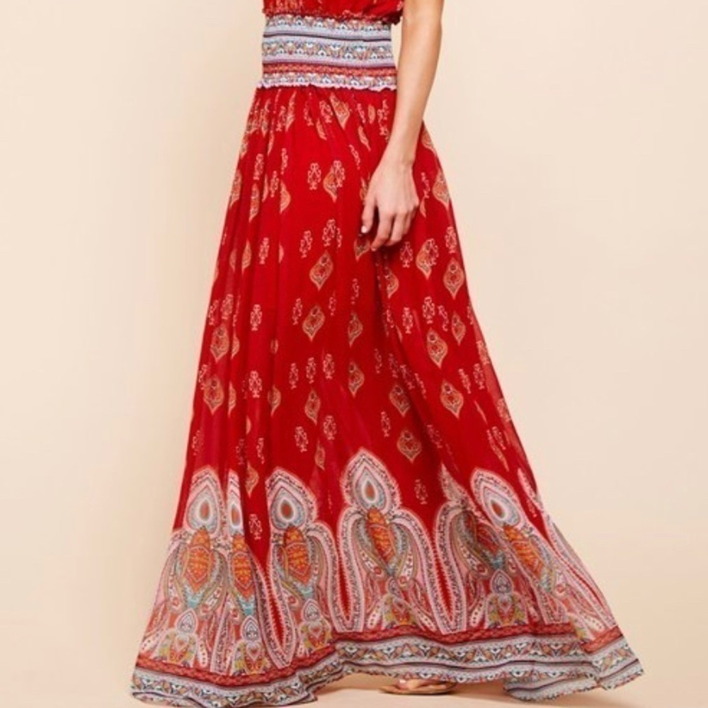 Off the-shoulder maxi dress - Picture 6 of 8